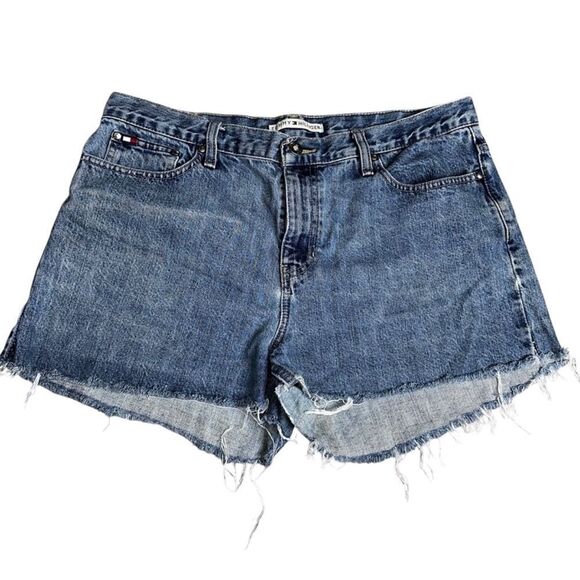 🔸BUNDLE ONLY🔸|VTG| TOMMY HILFIGER Cut Off Shorts - Picture 1 of 6